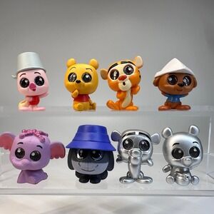 Disney Doorables WINNIE THE POOH Tigger Piglet Eeyore Roo Lumpy Lot of 8 NEW